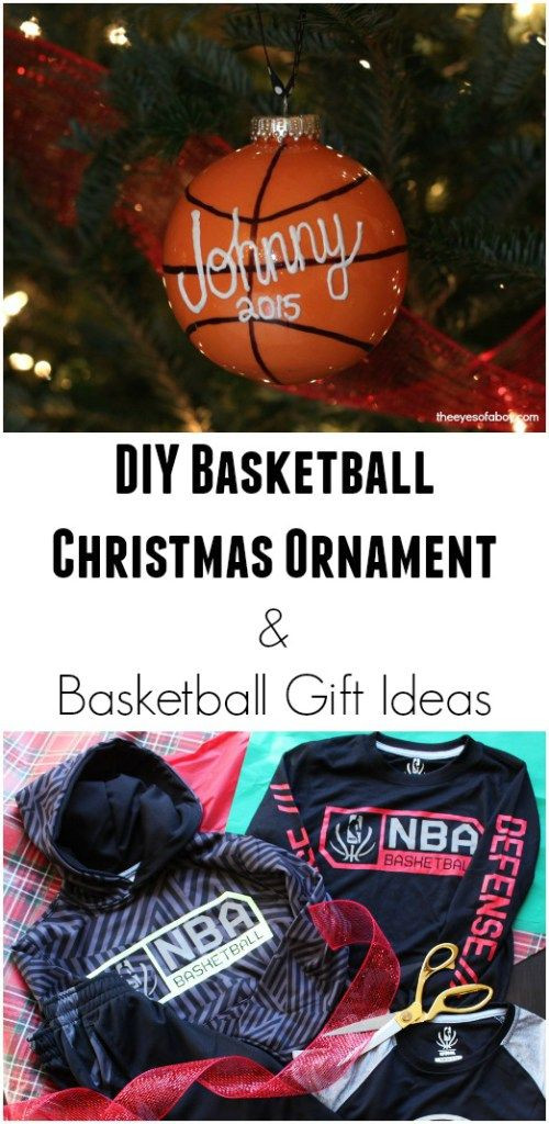 DIY Basketball Gifts
 Make this super cool DIY Basketball Christmas Ornament and