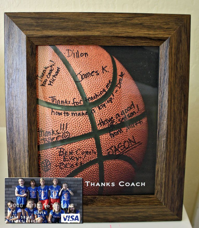DIY Basketball Gifts
 Easy Basketball Coach Gift with Free Printable
