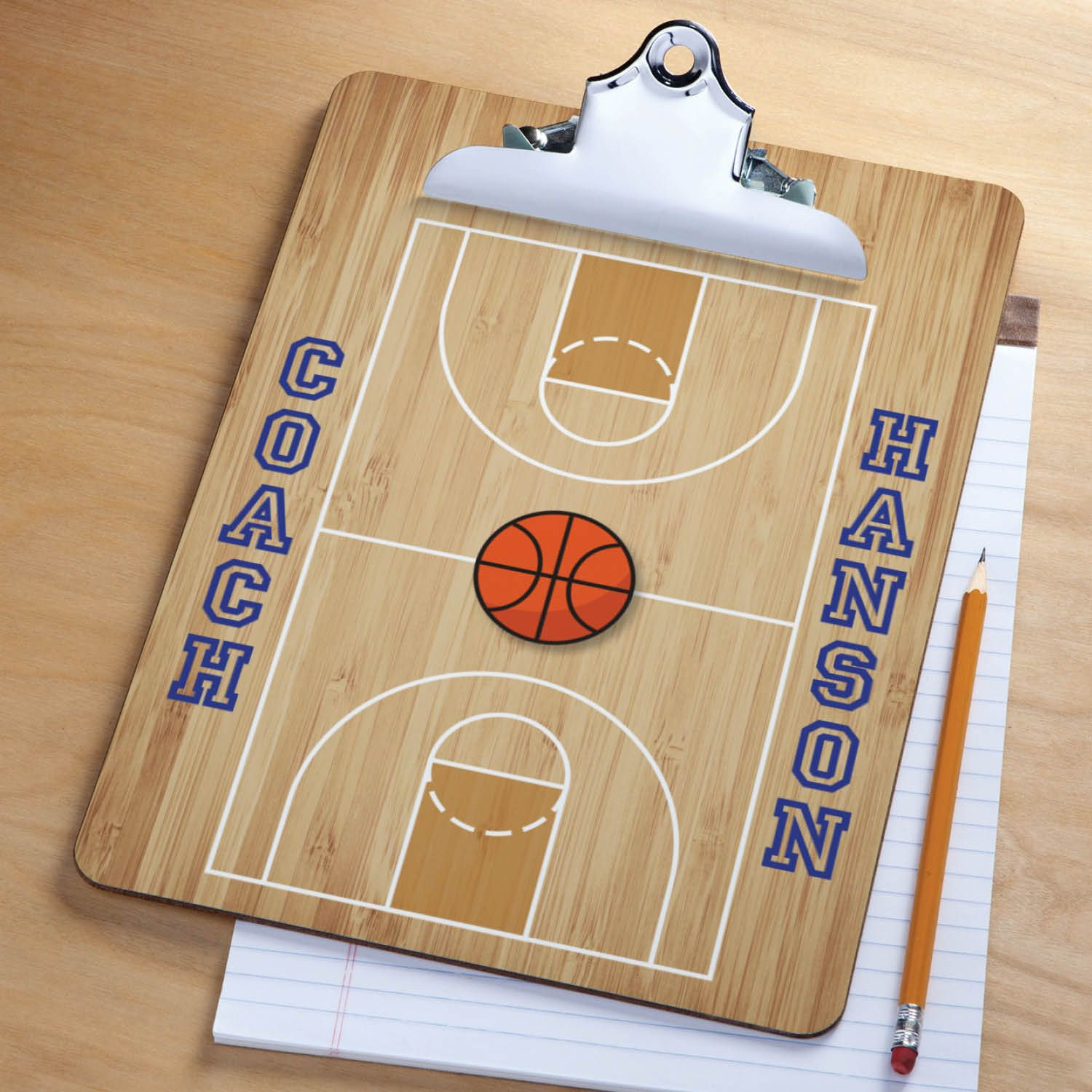 DIY Basketball Gifts
 Personalized Basketball Clipboard