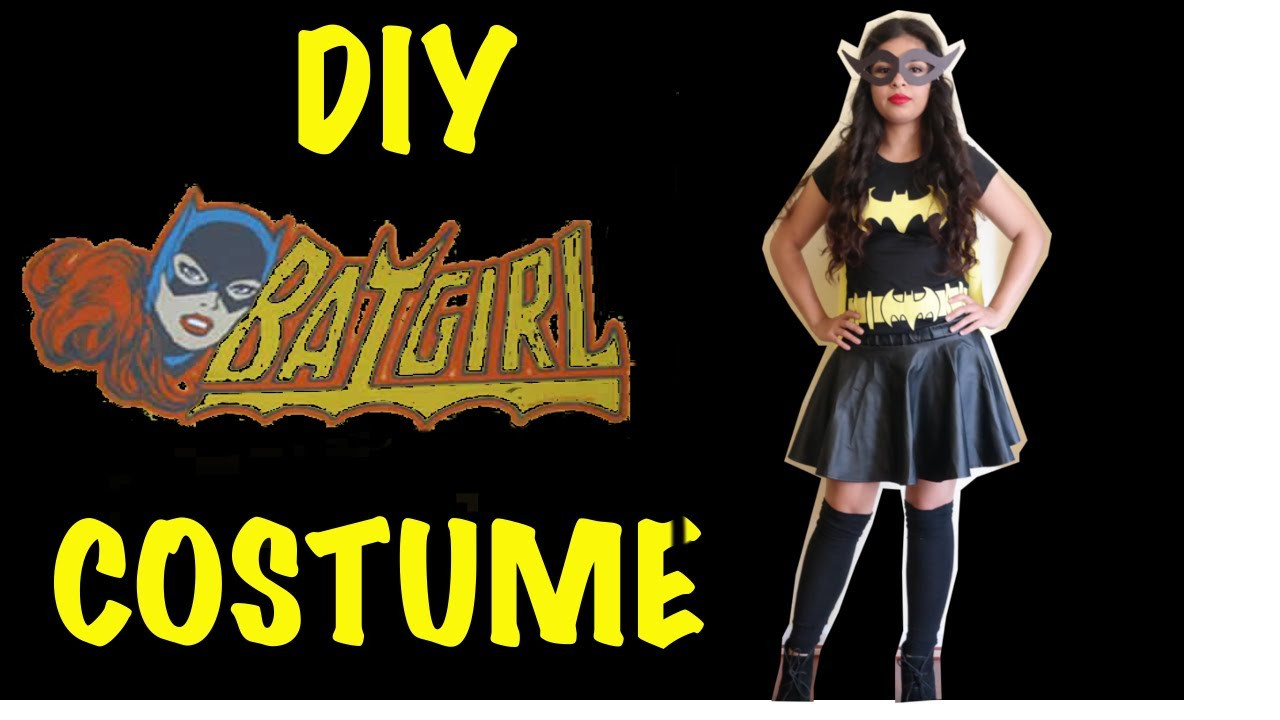 DIY Batgirl Mask
 Last Minute DIY Halloween Batgirl Costume