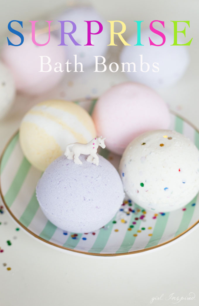 DIY Bath Bombs For Kids
 Surprise DIY Bath Bombs girl Inspired