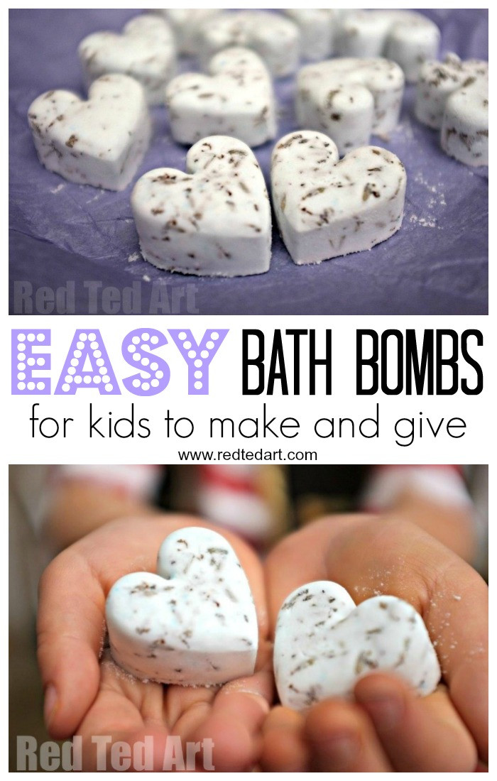 DIY Bath Bombs For Kids
 Bath Bomb Recipe Gifts Kids Can Make Red Ted Art