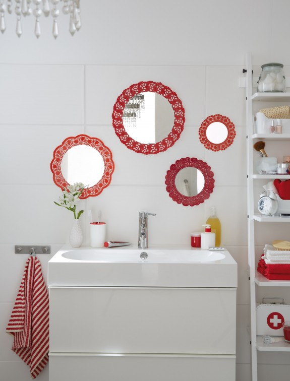 Diy Bathroom Wall Decor
 DIY bathroom decor on a bud – Cute wall mirrors idea