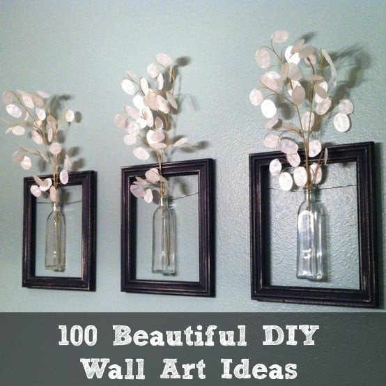 Diy Bathroom Wall Decor
 100 Beautiful DIY Wall Art Ideas