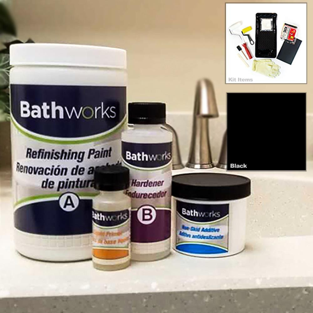 DIY Bathtub Refinishing Kit Reviews
 BATHWORKS 22 oz DIY Bathtub Refinishing Kit with Slip