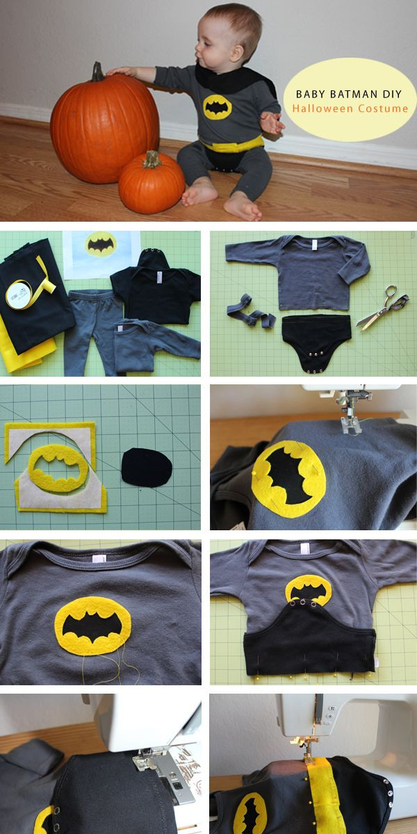 DIY Batman Costume Toddler
 DIY Baby Batman Halloween Costume