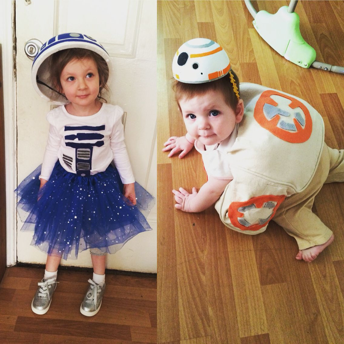 DIY Bb8 Costume
 Homemade Star Wars R2D2 and BB8 costumes