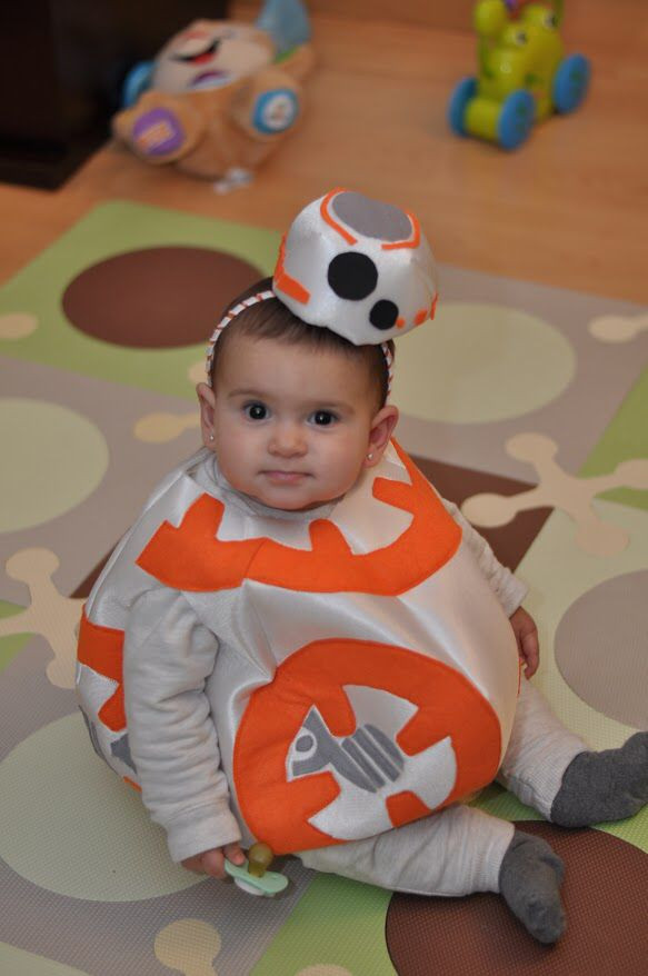 DIY Bb8 Costume
 Diy cute baby bb8 costume from starwars Great for