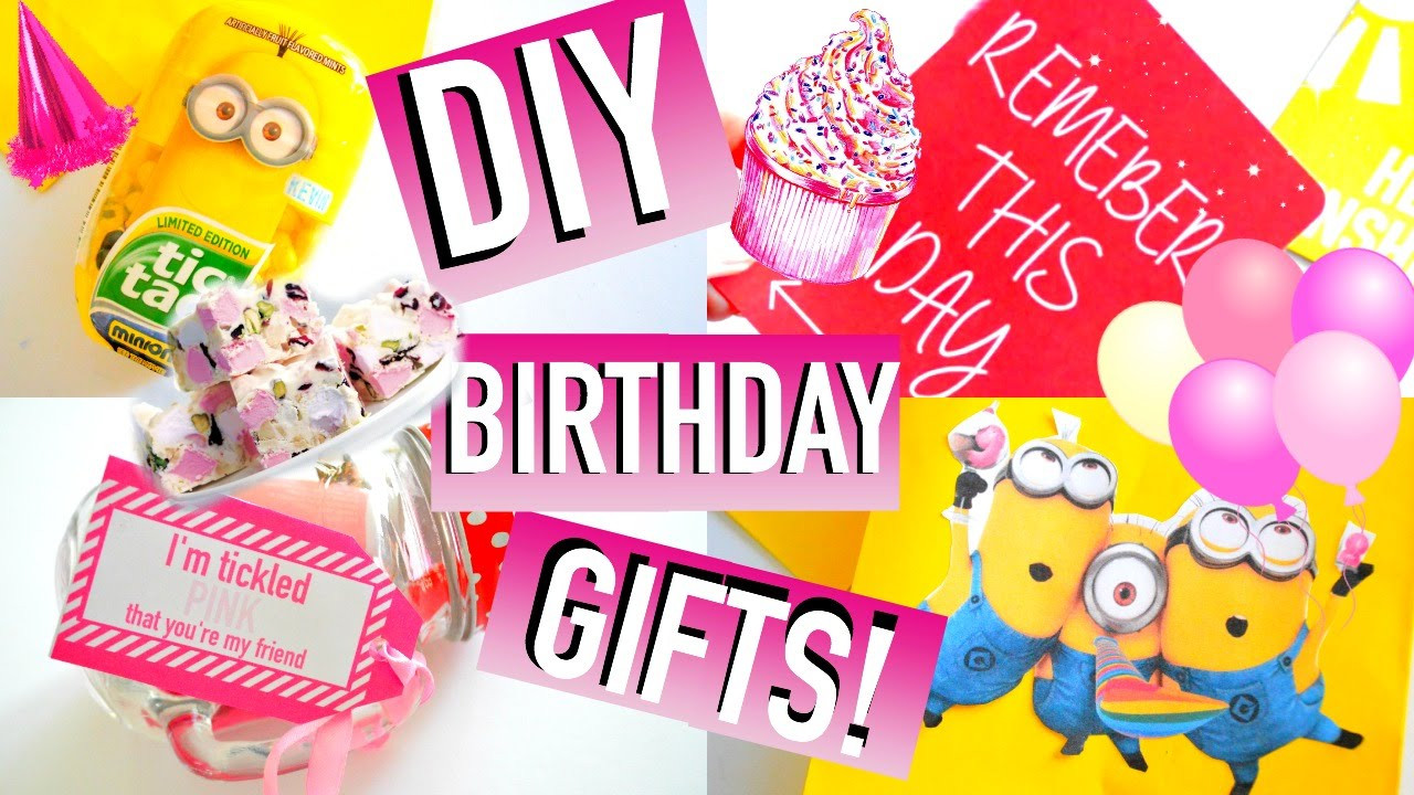 DIY Bday Gift Ideas
 DIY Birthday Gift Ideas Easy & Affordable ♡