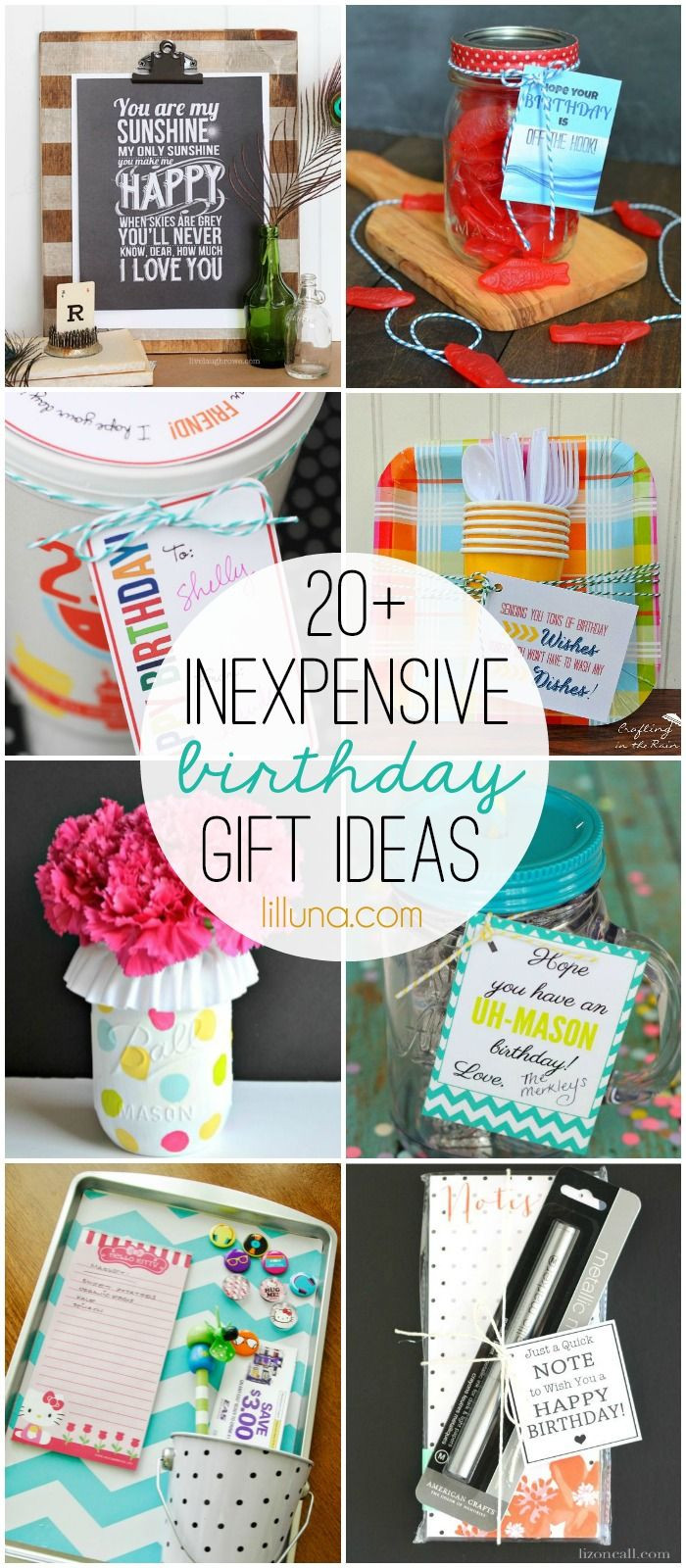 DIY Bday Gift Ideas
 Diy Crafts Ideas 20 Inexpensive birthday t ideas