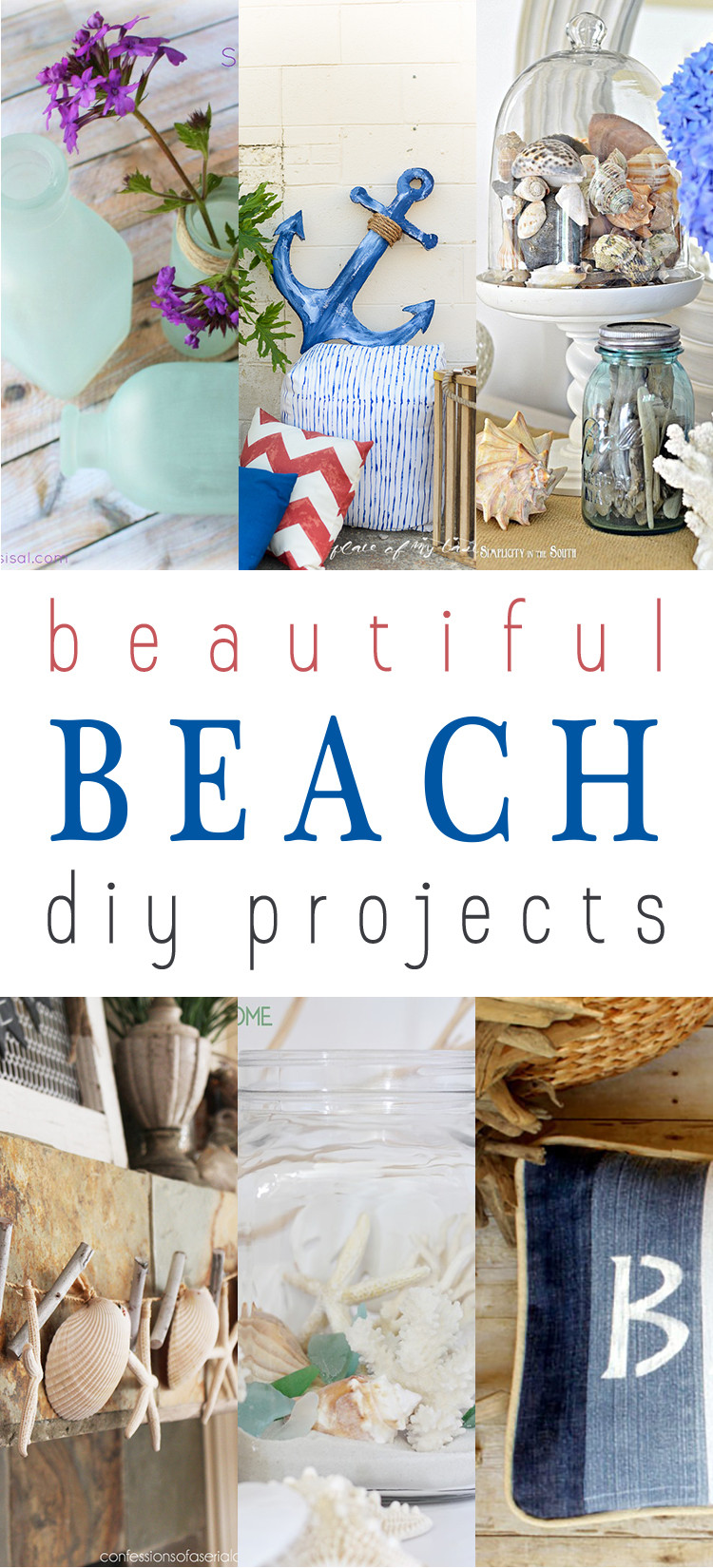 DIY Beach Decor
 Beautiful Beach DIY Projects The Cottage Market
