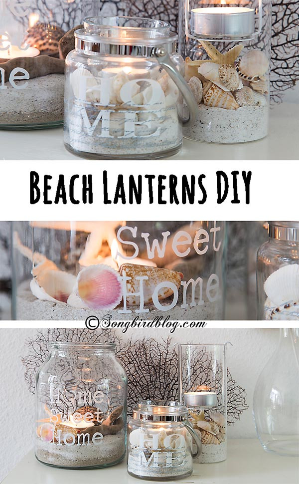 DIY Beach Decor
 Beach Lanterns operation summerification has begun