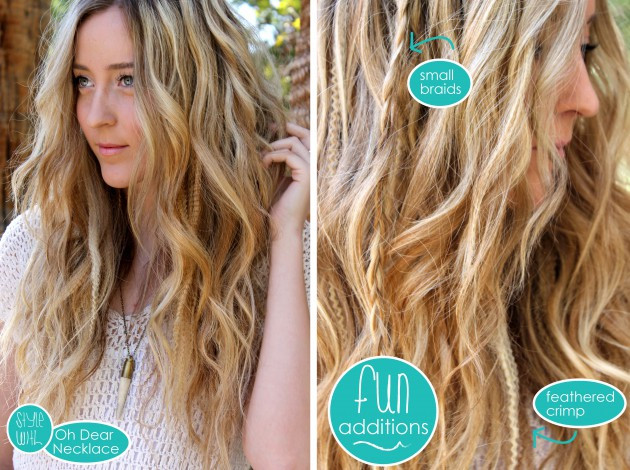 DIY Beach Hair
 Curly Hairstyle to Have Beach Waves Tutorials Pretty
