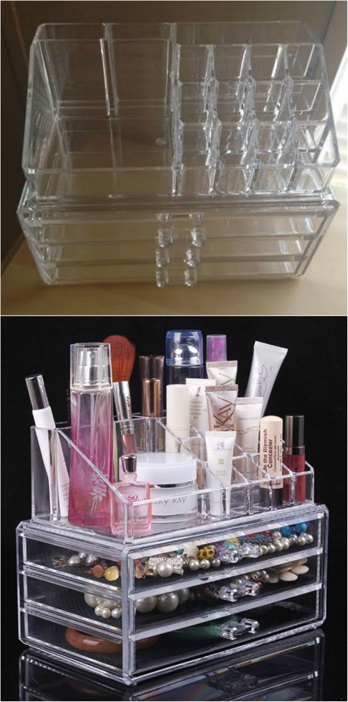 DIY Beauty Organizers
 21 DIY Makeup Organizing Solutions that’ll Change Your