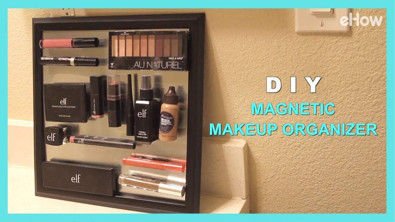 DIY Beauty Organizers
 DIY Magnetic Makeup Organizer