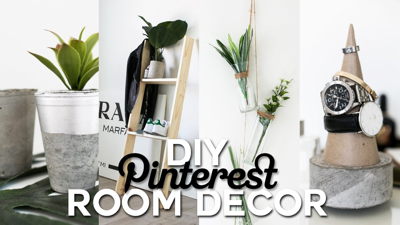 DIY Bedroom Decorations Pinterest
 DIY Pinterest Inspired Room Decor Minimal & Simple