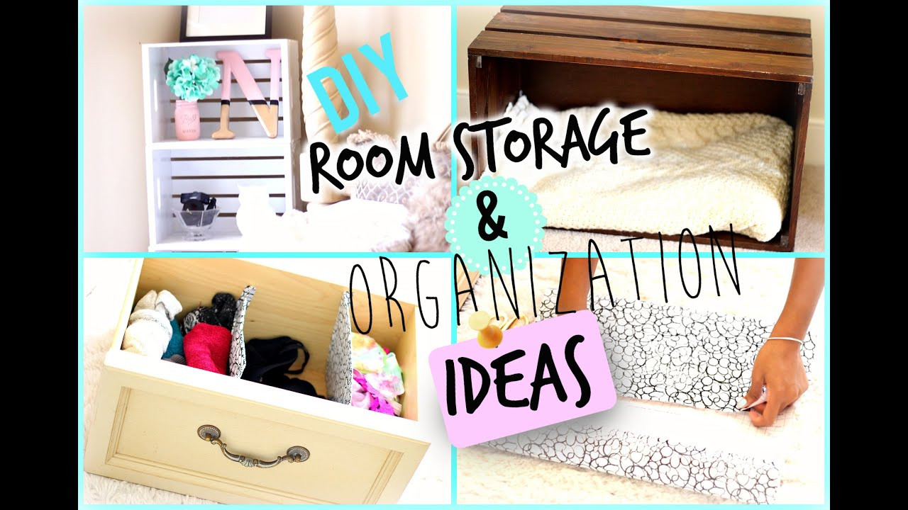 Diy Bedroom Organization Ideas
 DIY Room Organization and Storage Ideas BLOOPERS 2015