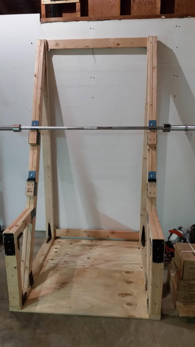 DIY Bench Press Rack
 9 DIY Squat Rack Ideas For Your Home Gym
