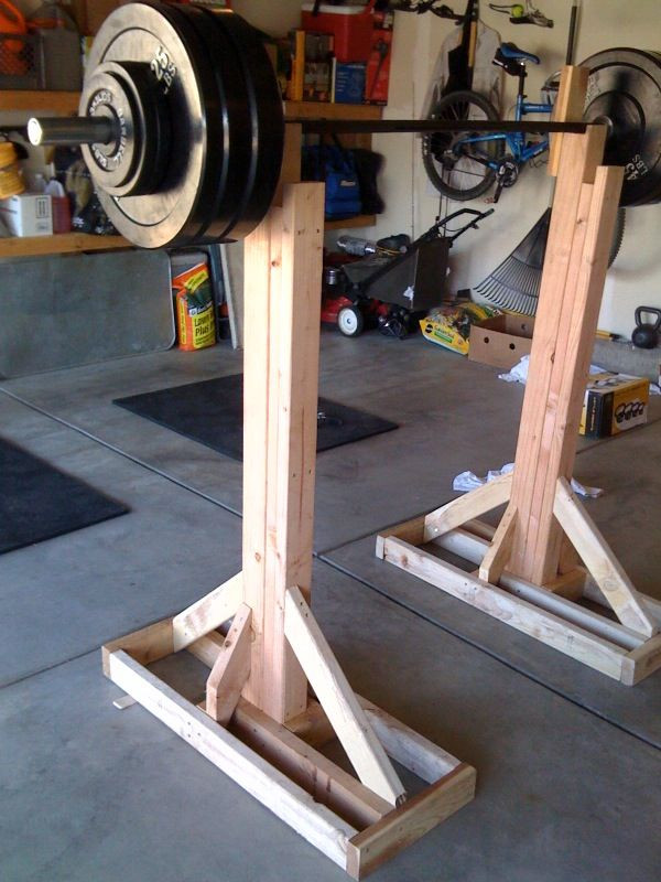 DIY Bench Press Rack
 1000 images about Squat Rack on Pinterest