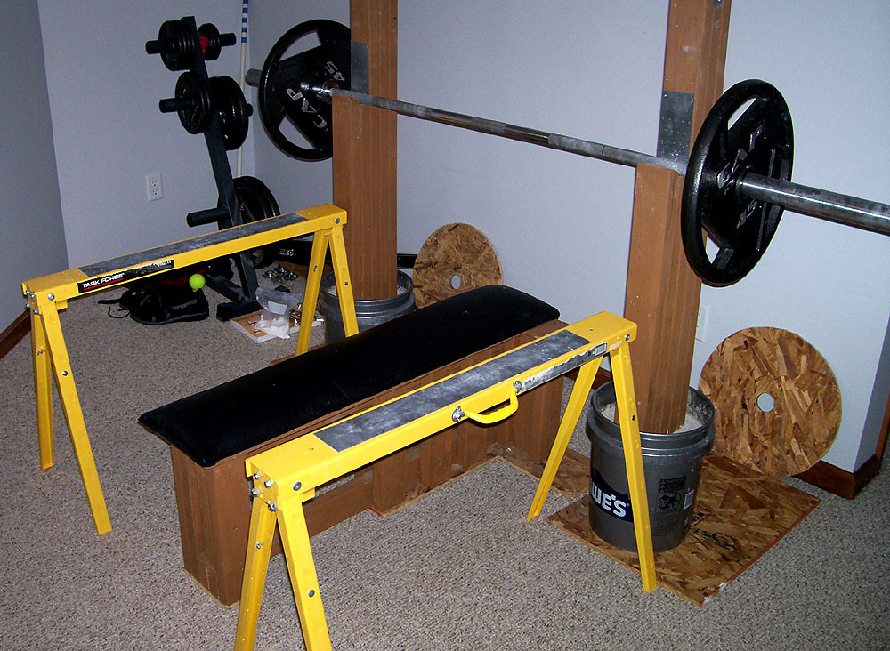 DIY Bench Press Rack
 Homemade Strength The strongest bench you ll never
