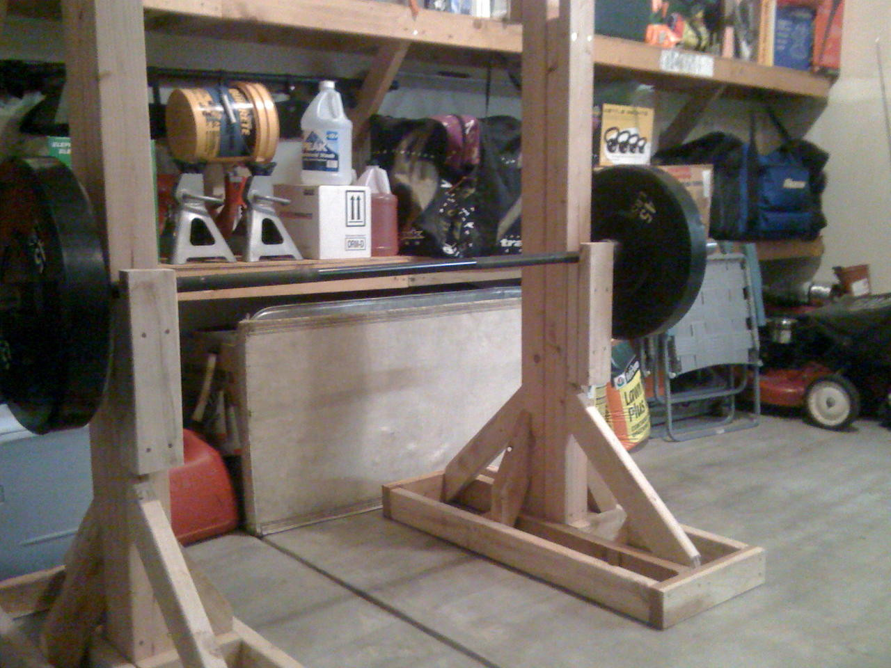 DIY Bench Press Rack
 Which Squat stands look the best of these 3