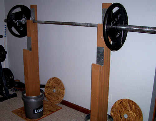 DIY Bench Press Rack
 Homemade Strength More than just squat stands