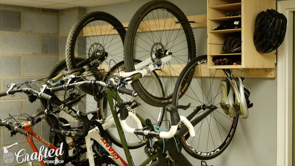 DIY Bicycle Rack Garage
 How To Make A DIY Bike Rack for $20 Bike Storage Stand