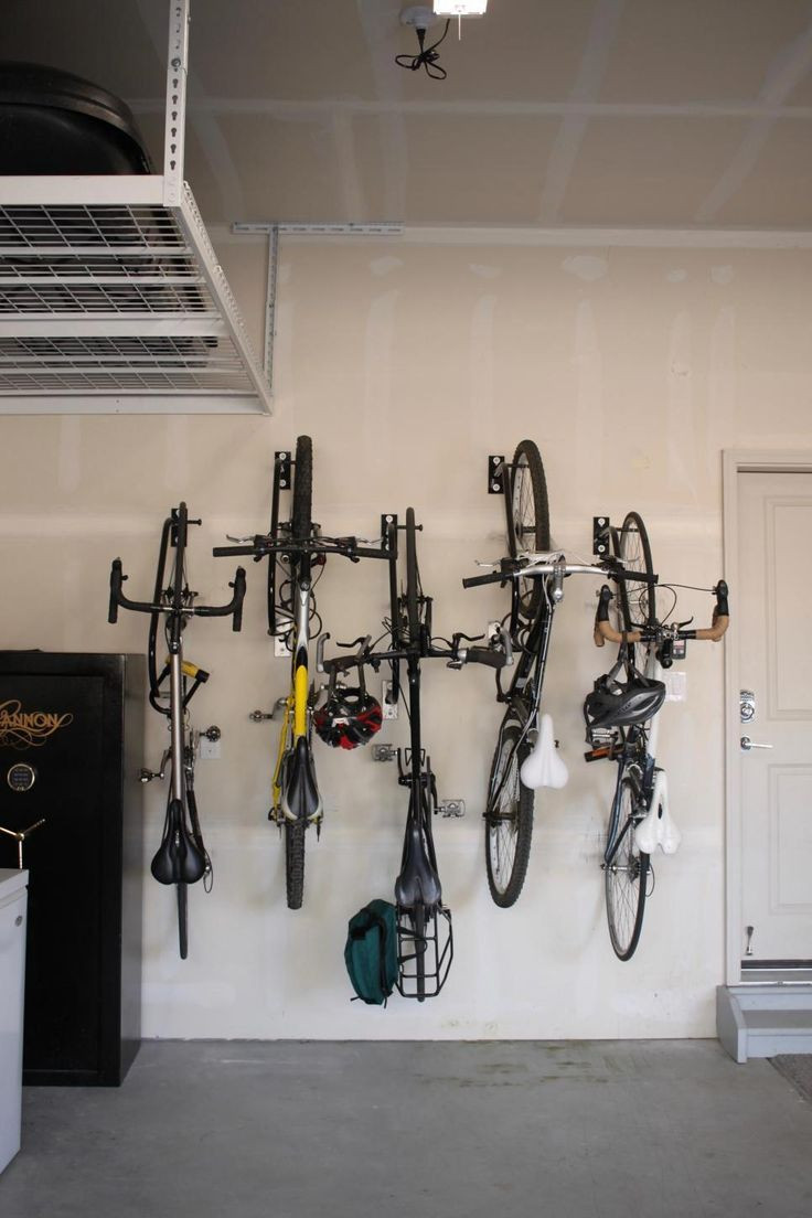 DIY Bicycle Rack Garage
 Easy Low Cost Garage Door Makeover