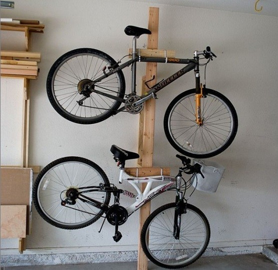 DIY Bicycle Rack Garage
 Bike Rack for Garage Get It to Saving Space