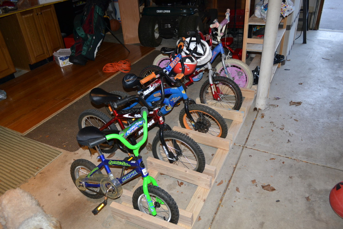 DIY Bicycle Rack Garage
 DIY Garage Bike Rack