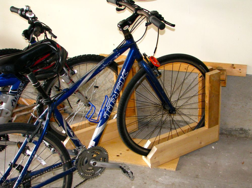 DIY Bicycle Rack Garage
 Pin by M Hods on Buildit Projects