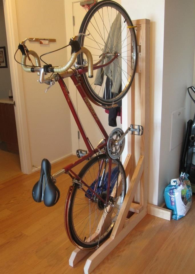 DIY Bicycle Rack Garage
 The final product stable easy to use and a must have
