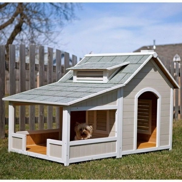 DIY Big Dog House
 Elegant Multiple Dog House Plans