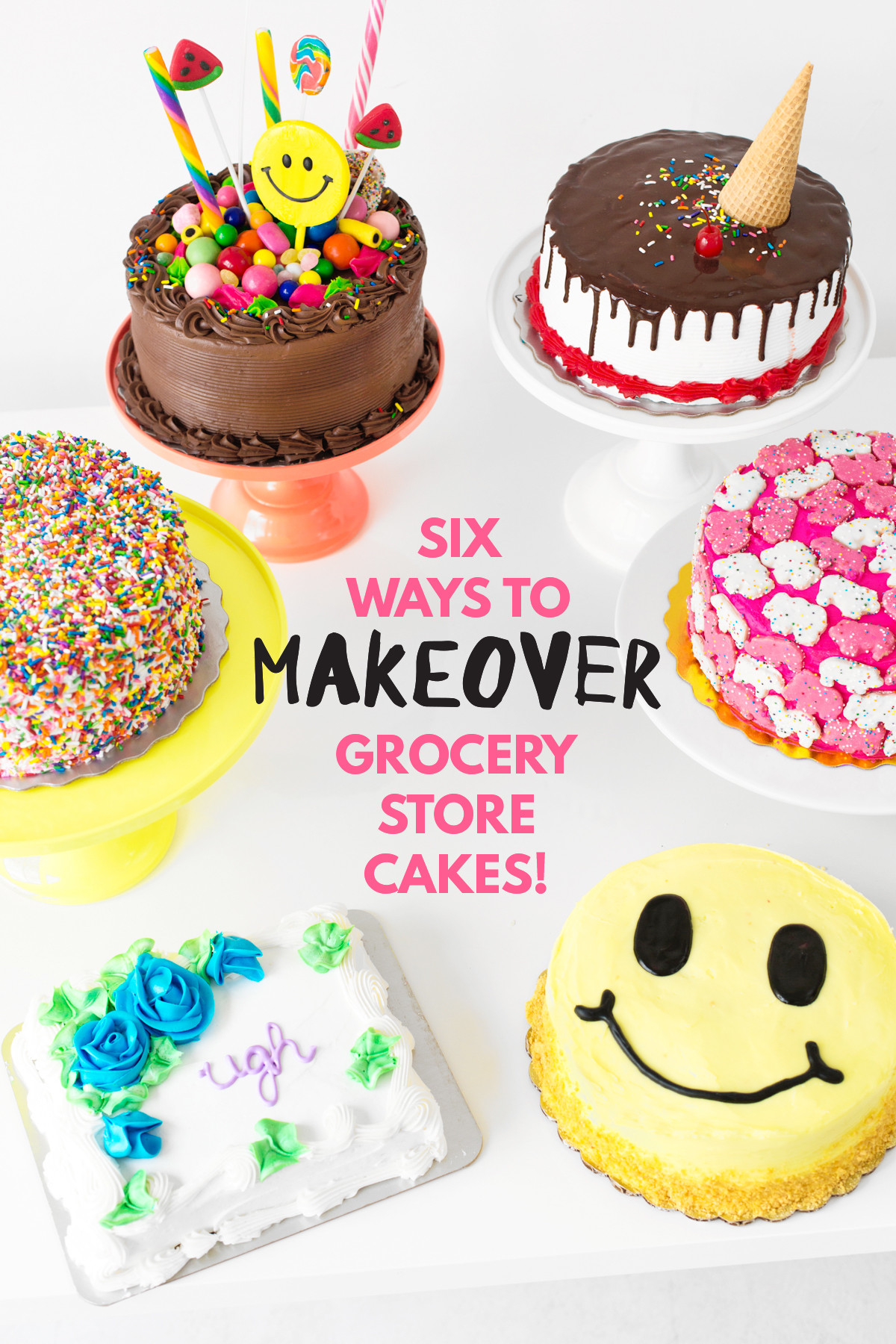 Diy Birthday Cakes
 Cakeover Six Grocery Store Cake Hacks Studio DIY