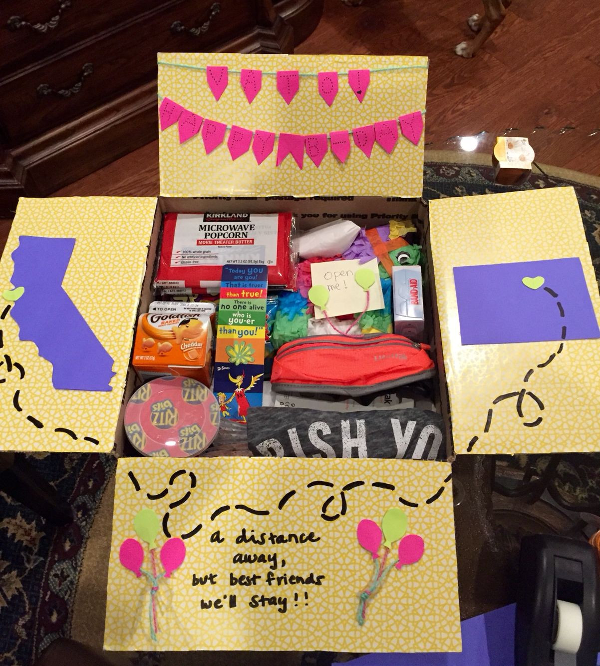 Diy Birthday Gift Ideas For Best Friend
 Birthday care package for a best friend Gigi Gonzalez