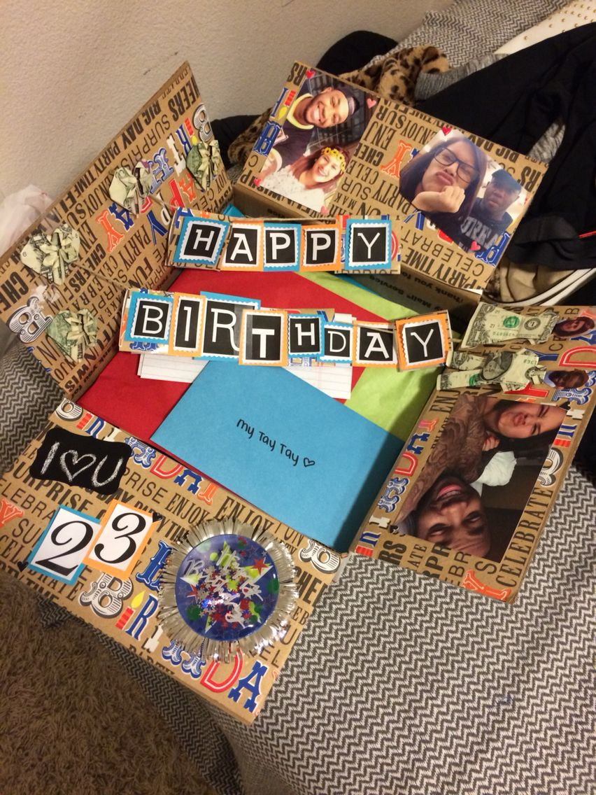 DIY Birthday Gift Ideas For Him
 Birthday Box For Him have a long distance relationship