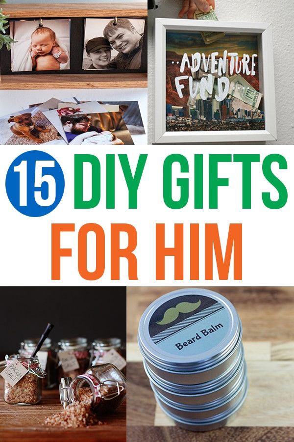DIY Birthday Gift Ideas For Him
 DIY Gifts for Him Handmade Gift Ideas for Your