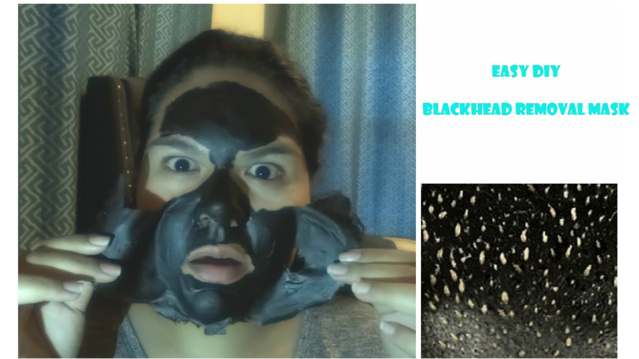 DIY Black Face Mask
 Easy DIY Peel off Blackhead Removal Mask Beauty Hacks