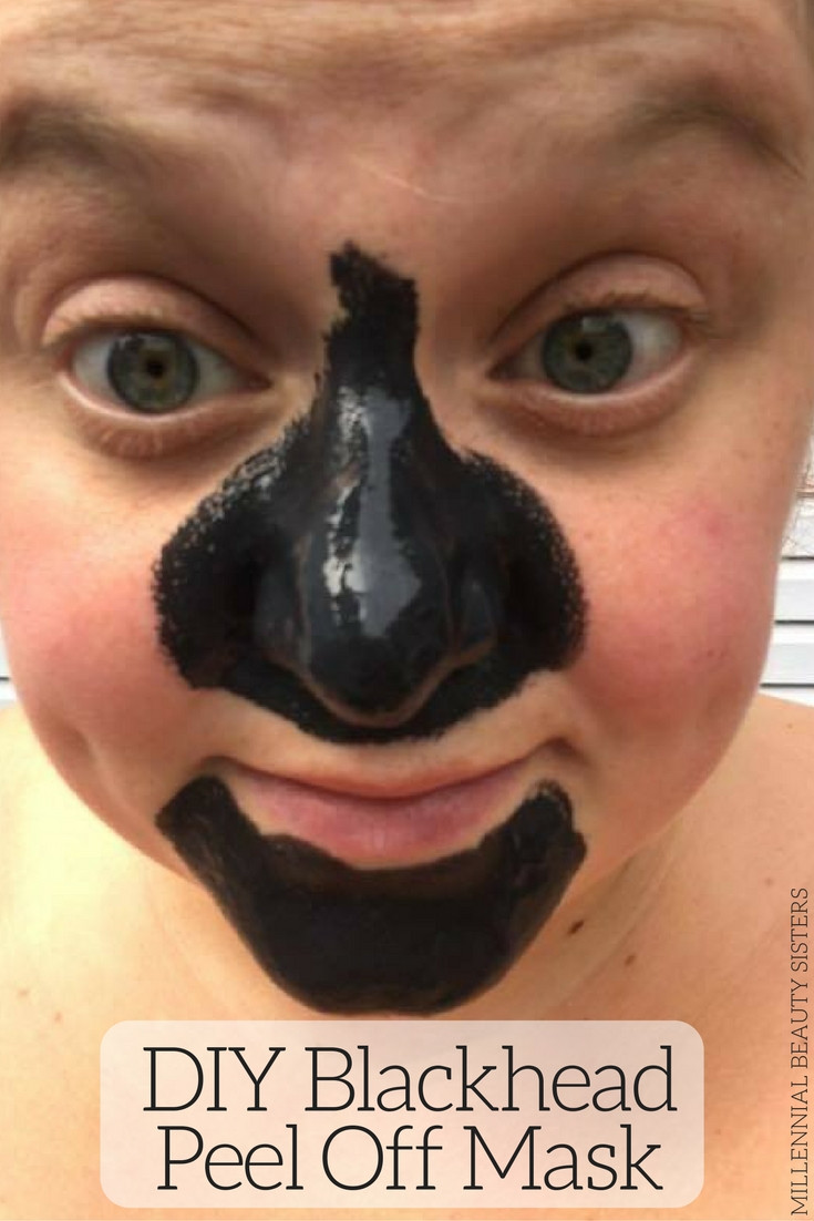 DIY Black Face Mask
 DIY Blackhead Peel f Mask