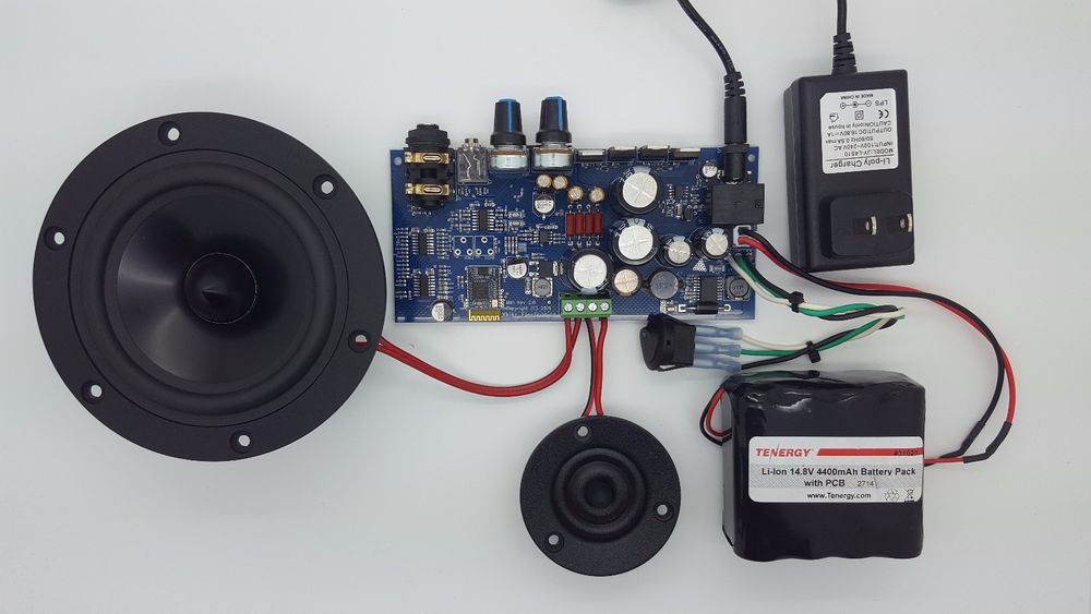 DIY Bluetooth Speakers Kit
 Class A B Audio Board 60W 4ohm Bluetooth DIY PLETE KIT