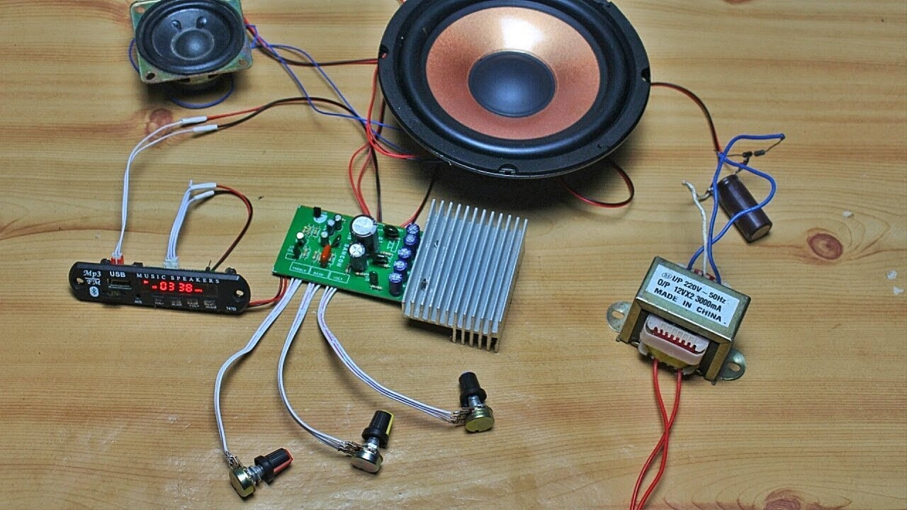DIY Bluetooth Speakers Kit
 Build a Amplifier With DIY KIT