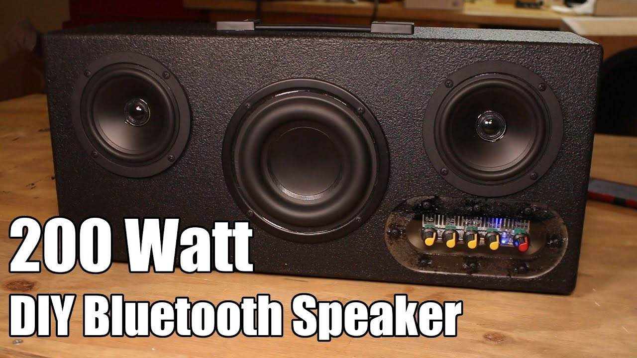 DIY Bluetooth Speakers Kit
 DIY Executive 200 Watt Portable Bluetooth Speaker Kit