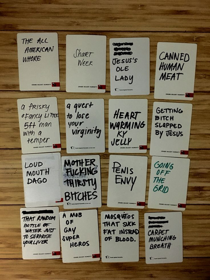 DIY Board Games For Adults
 DIY your own cards against humanity or awesome and