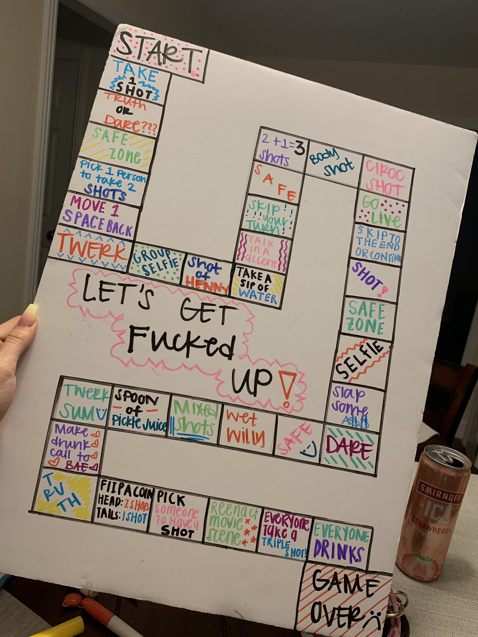 DIY Board Games For Adults
 Pin on Drinking games for parties