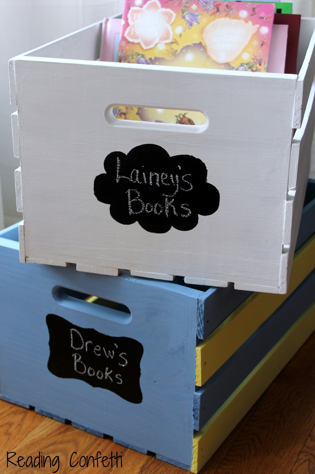 DIY Book Box
 DIY Book Storage Crates Reading Confetti