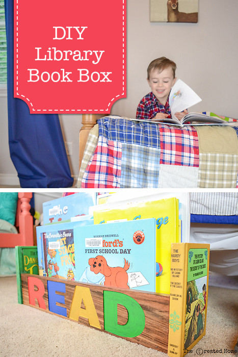 DIY Book Box
 DIY Library Book Box Pretty Handy Girl