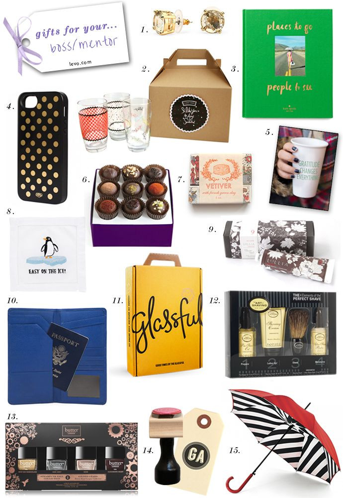 DIY Boss Gifts
 15 Holiday Gifts for Your Boss