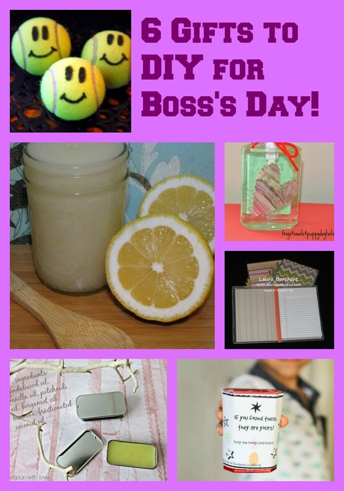 DIY Boss Gifts
 6 Easy DIY Gifts for Your Boss NationalBossDay