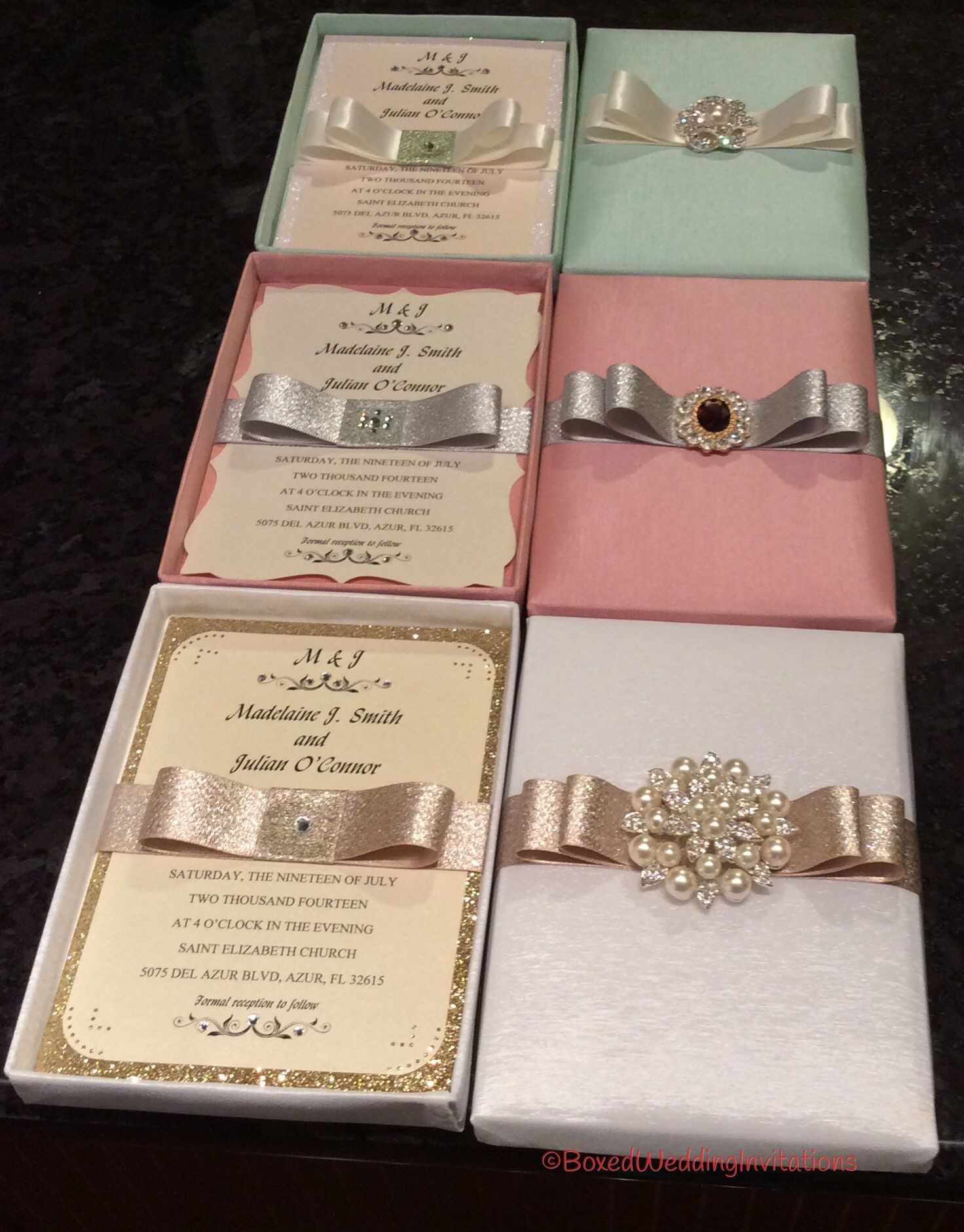 DIY Boxed Wedding Invitations
 Beautiful luxury wedding invitation boxes wedding