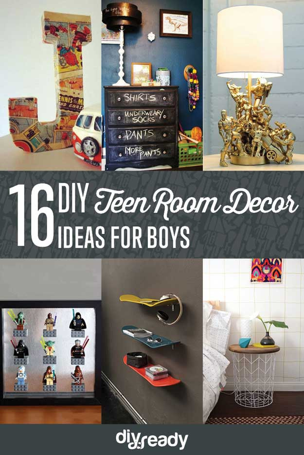 DIY Boys Room Decor
 Easy DIY Teen Room Decor Ideas for Boys DIY Ready